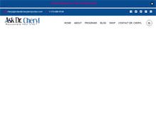 Tablet Screenshot of cherylannjordan.com